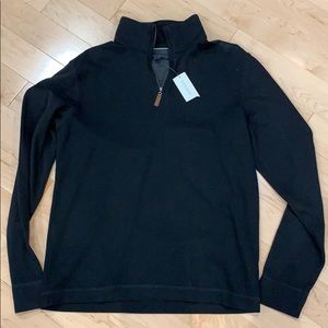 Black long sleeved pullover shirt